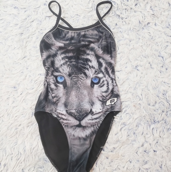 white tiger swimsuit